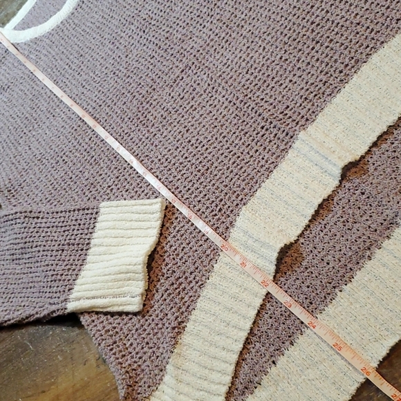 BNWT Fate Blush Purple And Cream Sweater Size S. - Picture 2 of 6